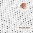 thumbnail image 3 of Tub Non Slip Mat Soft Foam Bath Mat For Jacuzzi Or Shower Nonslip Bathtub Mat With Drain Holes & Suction Cups For Smooth Surface Bathtub Non Slip Mat For Daily Bathing (White, 36''X17''), 3 of 17