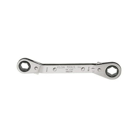 Klein Tools 68238 1/2 in. x 9/16 in. Reversible Ratcheting Box Wrench