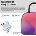 thumbnail image 3 of Insulated Lunch Bag for Women, Floral Print Oxford Fabric Lunch Box, Leakproof Thermal Cooler Tote for Work, School & Picnic, Neon Cyberpunk Print, 3 of 5
