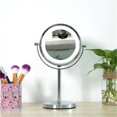thumbnail image 3 of Makeup Mirror 7 Inch LED Makeup Mirror With Light 360 Degree Rotating Double Sided Lighted Mirror Portable Magnifying Vanity Mirror, 3 of 8