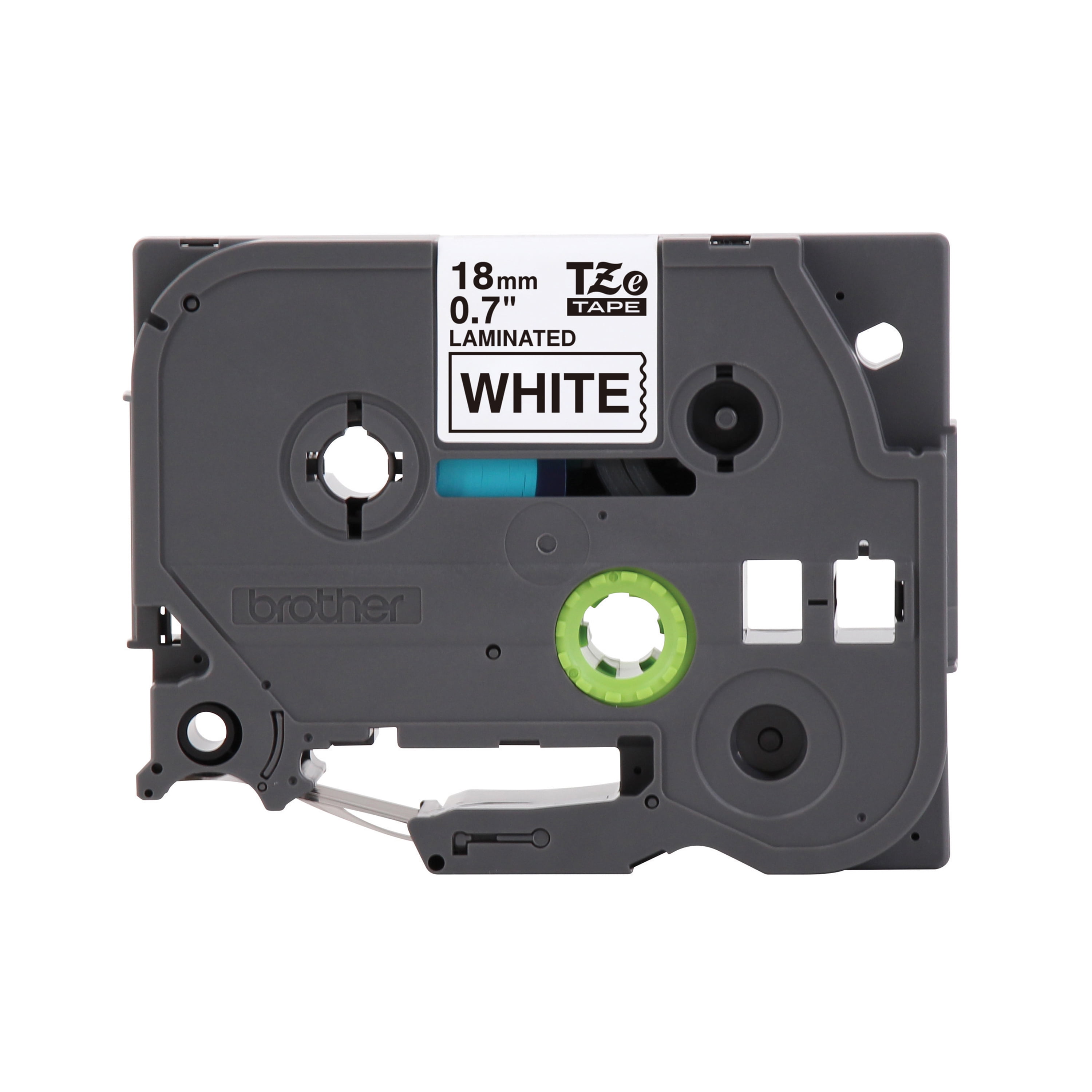 Brother P-touch TZeS241 Black Print on White Label Tape, 3/4 in x 26.2 ft Strong Adhesive Laminated, 1-Piece