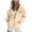 Beige, variant on Women Sweatshirt New Letter Printed Round Neck Pullover Street Long Sleeve Pullover Hoodie with Trendy Graphic Design Beige M
