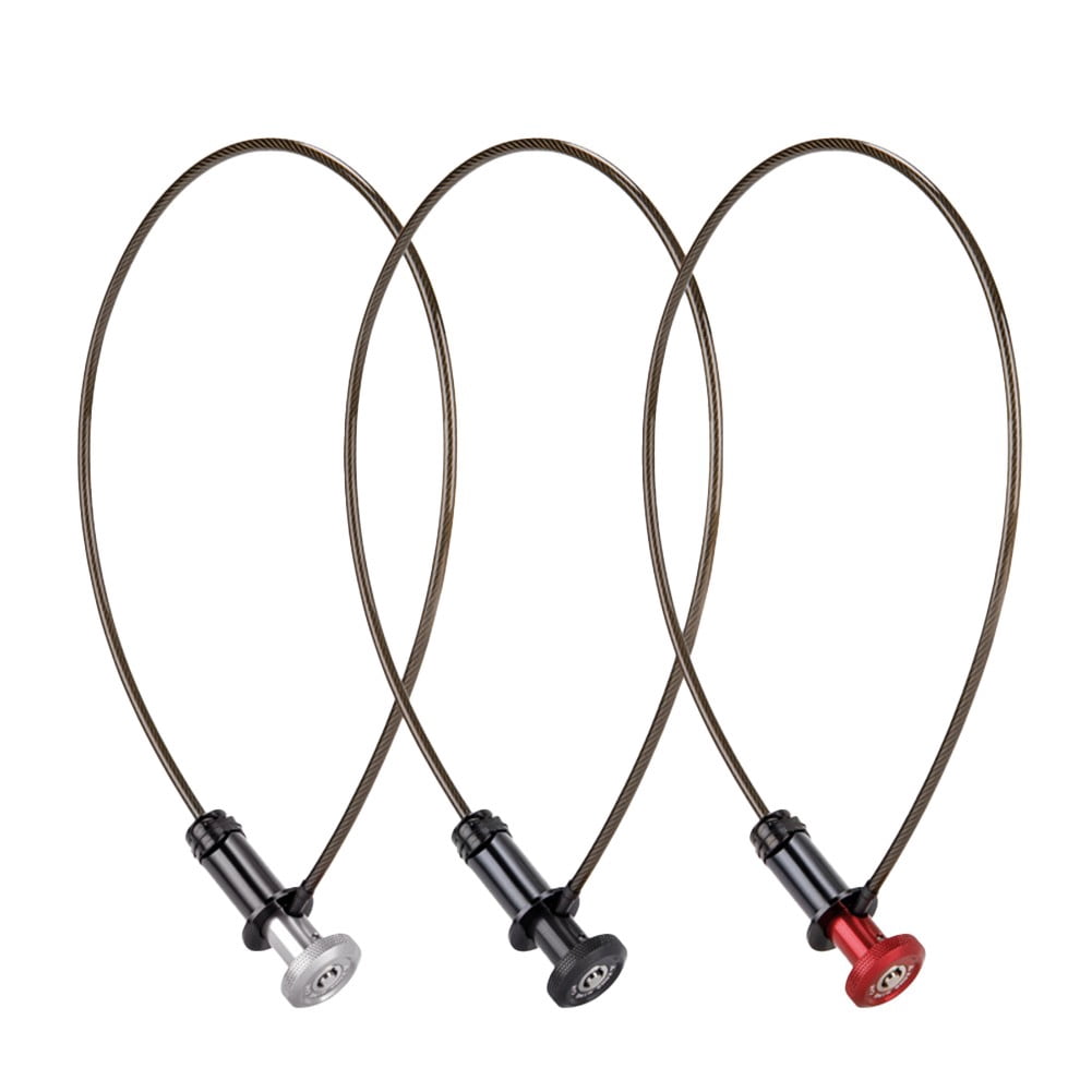 Lylong Riding 53G Weight Bike Cable Lock Helmet Locks Head Aluminum Alloy Easy To Use Quick Stainless Steel Lightweight