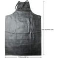 thumbnail image 2 of Waterproof Rubber Apron, 45° Acid & Oil Resistant Stain Protection Work Apron Ideal for Dishwashing Work:,JU, 2 of 5