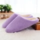 thumbnail image 4 of Pantuflas de casa peludas y acogedoras para mujer y hombre, de algodón acolchado, ideales para el invierno, talla 38/39 (morado), 4 of 4