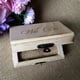 thumbnail image 5 of We Do Pattern Country Romantic Jewelry Bearer Box Wedding Favors Lace Macarena Caja de anillos de boda, 5 of 8