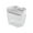 Clear, variant on Plastic Storage Jars with airtight lid,Clear Kitchen Storage Containers Plastic Food Jar for Dry Food, Candy,Snack,Storage Organizer for Pantry,oddler Meal Prep Containers (Clear,4.72*3.34*5.51")