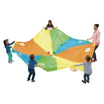 Excellerations Premium Pocket Parachute - 12' Wide, 12 Handles, 8 Ball Pockets, 8 Photocard Pockets