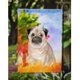 thumbnail image 3 of Carolines Treasures CK1934GF Fall Fawn Pug Garden Size Flag, 3 of 3
