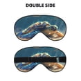 thumbnail image 2 of Cauagu Sunshine Underwater Sand Turtle Print Sleep Eye Mask, Blindfold Eye Sleep Shade Cover with Elastic Strap/Headband Eye Cover Eyeshade for Night Sleeping/Travel Nap, 2 of 7