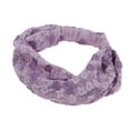 thumbnail image 5 of Unique Bargains 1 Pc Headband Flower Double-sided Wide Hairband for Women Purple, 5 of 5