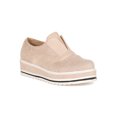 thumbnail image 1 of Women Faux Suede Perforated Slip-On Lug Sole Flatform 19072, 1 of 6