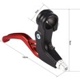 thumbnail image 5 of NETSENG Bicycle Brake Handle，1 Pair Aluminium Alloy Mountain Bike ycle Cycling Brake Level Handles(Red), 5 of 5