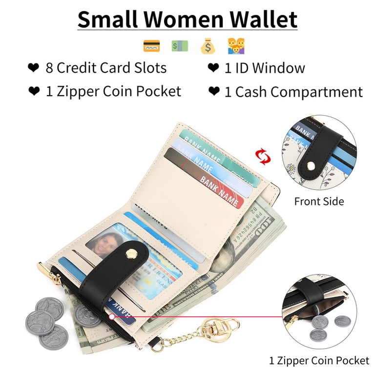 Gaekeao Small Women's Wallet, RFID Blocking Floral photo 6