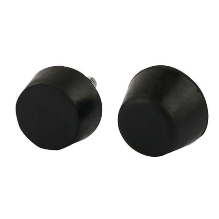 2 Pcs Metal Threaded Rod Furniture Chair Leg Pads Floor Protectors 2 Pcs Metal Threaded Rod Furniture Chair Leg Pads Floor Protectors M8x10mm 30mm
