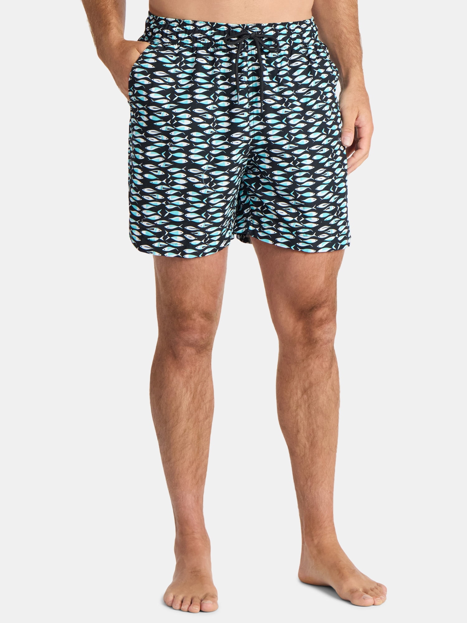 George Men's and Big Men's Swim Trunks, 6'' Inseam, 2-Pack, Sizes S-3XL