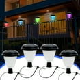 thumbnail image 4 of 100Fens Pool supplies Solar Powered Railing Lights Courtyard Pool Fence Tie Lights Balcony Waterproof Decorative Fence Lights Summer Pool Essentials, 4 of 9