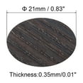 thumbnail image 5 of Uxcell Self-adhesive Screw Hole Covers Caps Dustproof Sticker Dark Coffee with Grain, 2Sheet, 5 of 6