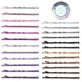 thumbnail image 5 of OULII Barrettes pour Femmes Épingles à Cheveux Décoratives en Métal Voyage 96 Pcs, 5 of 5