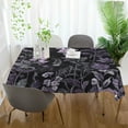 thumbnail image 3 of Yayeee Tablecloths 54" x 54" Rectangle Wrinkle Resistant Party Table Cover, Light Purple Flowers, 3 of 8