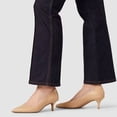thumbnail image 2 of XYD Women Comfort Kitten Heels Pumps Slip On Pointed Closed Toe Studs Around Formal Office Shoes Size 4.5 Nude, 2 of 4