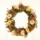 thumbnail image 5 of Puerta de entrada Corona de crisantemo artificial Decoración floral Oficina en casa Puerta Colgante Guirnalda de flores, Rosa roja, Rosa tholdsy HA9041-02B, 5 of 6