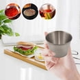 thumbnail image 4 of Coupelles à Condiments en Acier Inoxydable, Lot de 24, Ramequins de Qualité Commerciale pour Sauces, Noix, Baies, 4 of 4