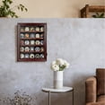 thumbnail image 5 of NWOKYZGH Wooden Coin Display Case, Coin Collection Display Stand for Wall Military Medal Shadow Box Display Cabinet with Recessed Shelves and Acrylic Panel, 5 of 9