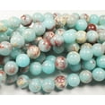 thumbnail image 2 of 6mm Arctic Blue Imperial Jasper Round Beads ForJewelry Making, 2 of 4