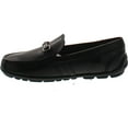 thumbnail image 2 of Geox Boys New Fast Leather Fashion Slip On Loafers with Chain, 2 of 4