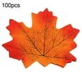 thumbnail image 2 of Bobasndm 100/200 Pcs Artificial Maple Leaves, Fake Autumn Maple Leaves Realistic Looking Silk Fall Leaves Garland for Halloween Fall Decorations Party Festival Thanksgiving Table Decorations, 2 of 9