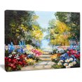 thumbnail image 3 of Design Art Summer Forest with Flowers Canvas Print, 3 of 3