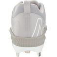thumbnail image 3 of New Balance Men's Fuel Cell 4040V6 Low Metal Baseball Cleats Grey/White D 10, 3 of 8