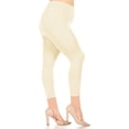 thumbnail image 2 of Women's Plus Size Seamless High Waist Lightweight Solid Yoga Capri Leggings XL-3XL, 2 of 4