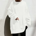 thumbnail image 2 of Timegard Sweatshirts for Women Plus Size Crewneck Pullover Drop Shoulder Long Sleeve OversizedTops, 2 of 6