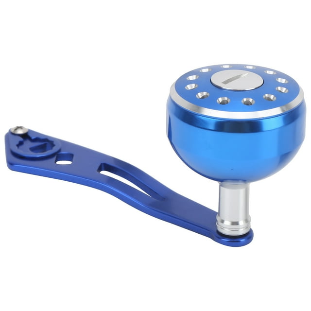 Aluminum Fishing Reel Handle Grip Baitcasting Rocker Arm Replacement Aluminum Alloy Lightweight 360 Rotation Hollow Design 8x5mm