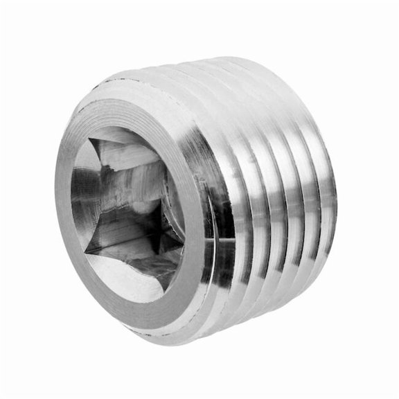 Manufacturer Varies Square Socket Plug, Aluminum, 3/8",MNPT ZUSA-PF-9568
