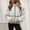 *White, variant on ClodeEU Womens Sherpa Fleece Jacket with Pockets ,High Collar Zip Up Coat,Winter Warm Outwear White,Womens Plus XL