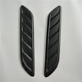 thumbnail image 5 of 2Pcs Decorative Car Hood Vent Louver Scoop Cover Air Flow Intake Cover - Carbon Fiber Look, 5 of 5