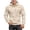 83ZA-Beige, variant on Mens Sweatshirt Warm Long Sleeve Knit Hoodie with Striped Pattern Work Streetwear Durable Soft Casual Outdoor