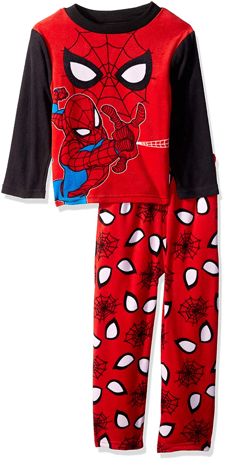 Marvel Spiderman Pajamas for Toddler Boys 2-Piece long sleeve PJ Set Size 3T
