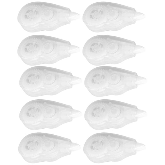 LOLIPPYY 10pcs Portable Correction Tape Adhesive Tapes for Convenient Use