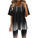 thumbnail image 2 of Puntoco Mujer Verano Manga Corta V-Cuello Tops Pantalones Cortos Cómodo Homewear Traje De Dos Piezas Conjuntos Liquidación Puntoco Puntoco-5269, 2 of 7