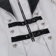 thumbnail image 3 of Chaqueta de frac estilo steampunk, estilo gótico, renacentista y victoriano retro para hombre, uniforme de esmoquin bordado medieval victoriano., 3 of 5