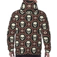 thumbnail image 7 of Salouo Skulls And Red Eyeballs Pattern Men's Fall Hoodie Sweatshirt,Sport Hoodie with Pockets for Men Pullover Casual Hooded Sweatshirt-Large, 7 of 7