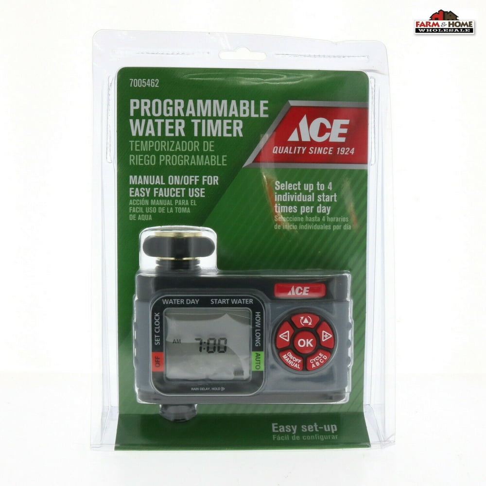 1 Outlet Digital Water Timer Garden Hose Programmable ~ New - Walmart