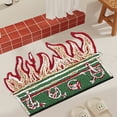 thumbnail image 5 of asddcavvf Carpet With Floor Shape Interesting Garbage Fire Mat Carpet Welcome Floor Mat Christmas Indoor and Outdoor Bathroom Decoration（The Throw Blanket Cold Throw Blanket Small Kids Rugs, 5 of 5