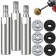 thumbnail image 1 of Biela De Extensión De Amoladora Angular De 9 Uds., Eje De Extensión De Amoladora Angular De Rosca M10 De 80Mm Con 6 Placas De Presión Para Amoladora Angular De Tipo 100 Muyoka Hogar, 1 of 7