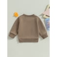 thumbnail image 4 of Bagilaanoe Toddler Baby Girl Boy Casual Sweatshirt Long Sleeve Pullover 6M 12M 18M 24M 3T 4T Kids Fall Loose Tee Tops, 4 of 8