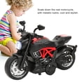 thumbnail image 4 of Modelo De Motocicleta, Función De Música Ligera, Motocicleta De Simulación A Escala 1: 14 Con Sonido Ligero Para Regalo ANGGREK Rojo, 4 of 8